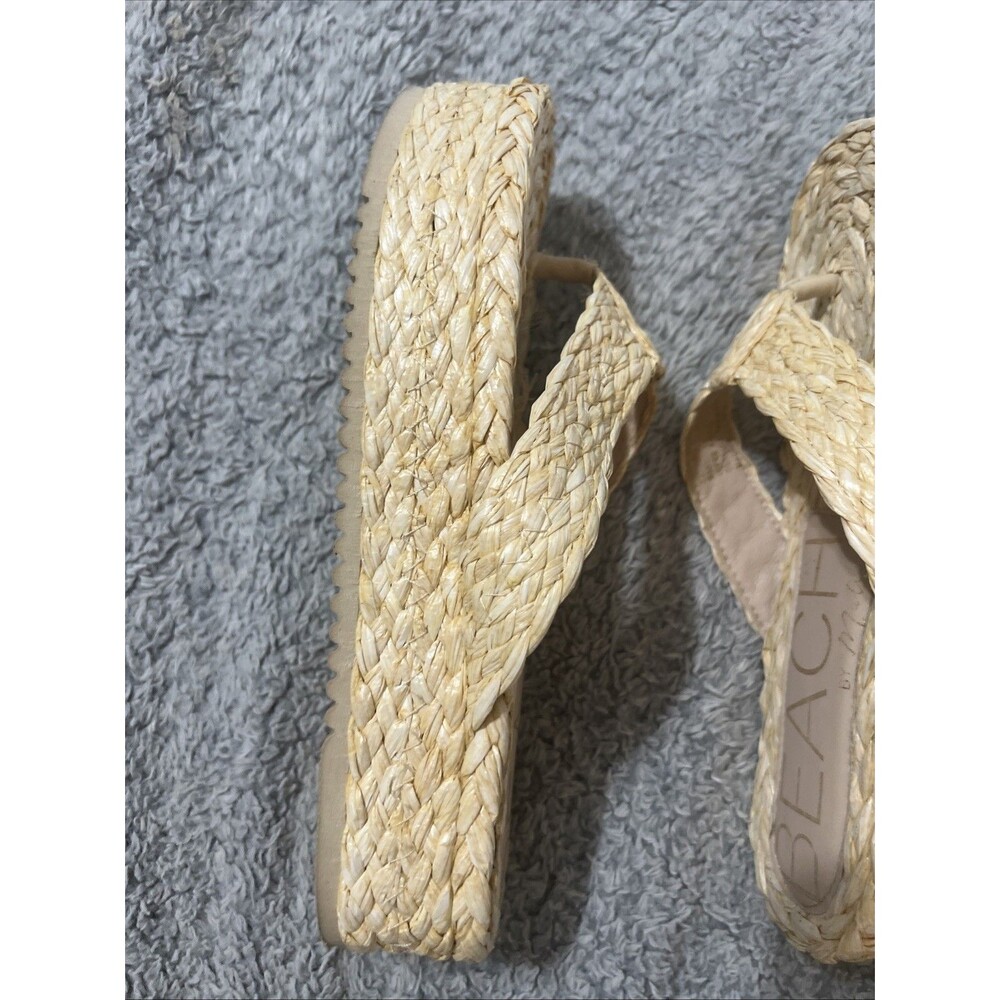 Beach Edpadrille Platform flip-flops Sz8 Boho - Picture 3 of 10